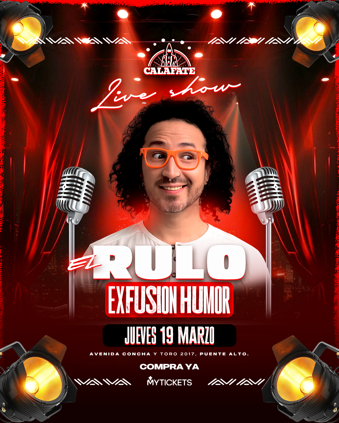 Afiche de STAND UP COMEDY - RULO EX FUSION HUMOR