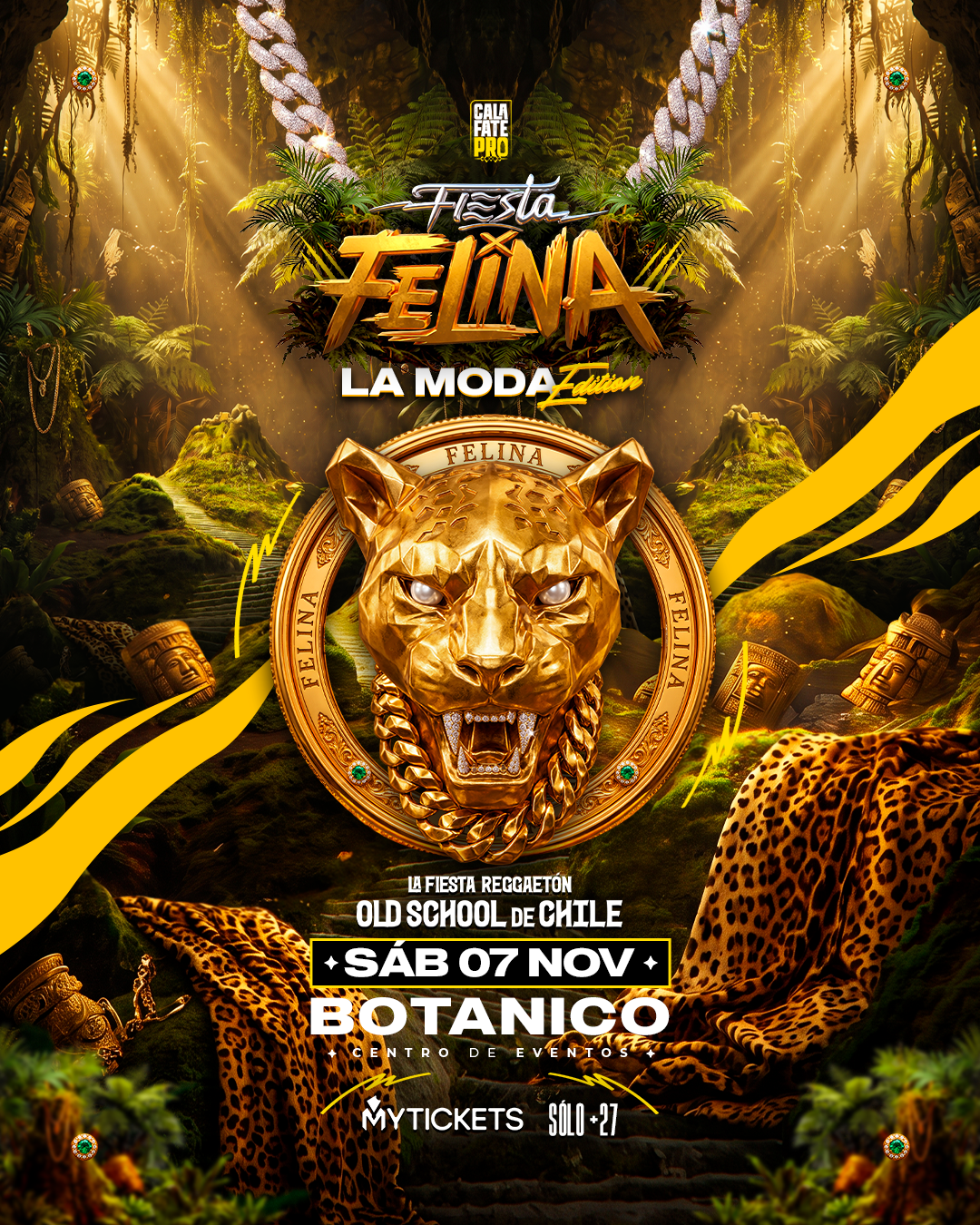 Afiche de FIESTA FELINA - 07 Nov Botánico