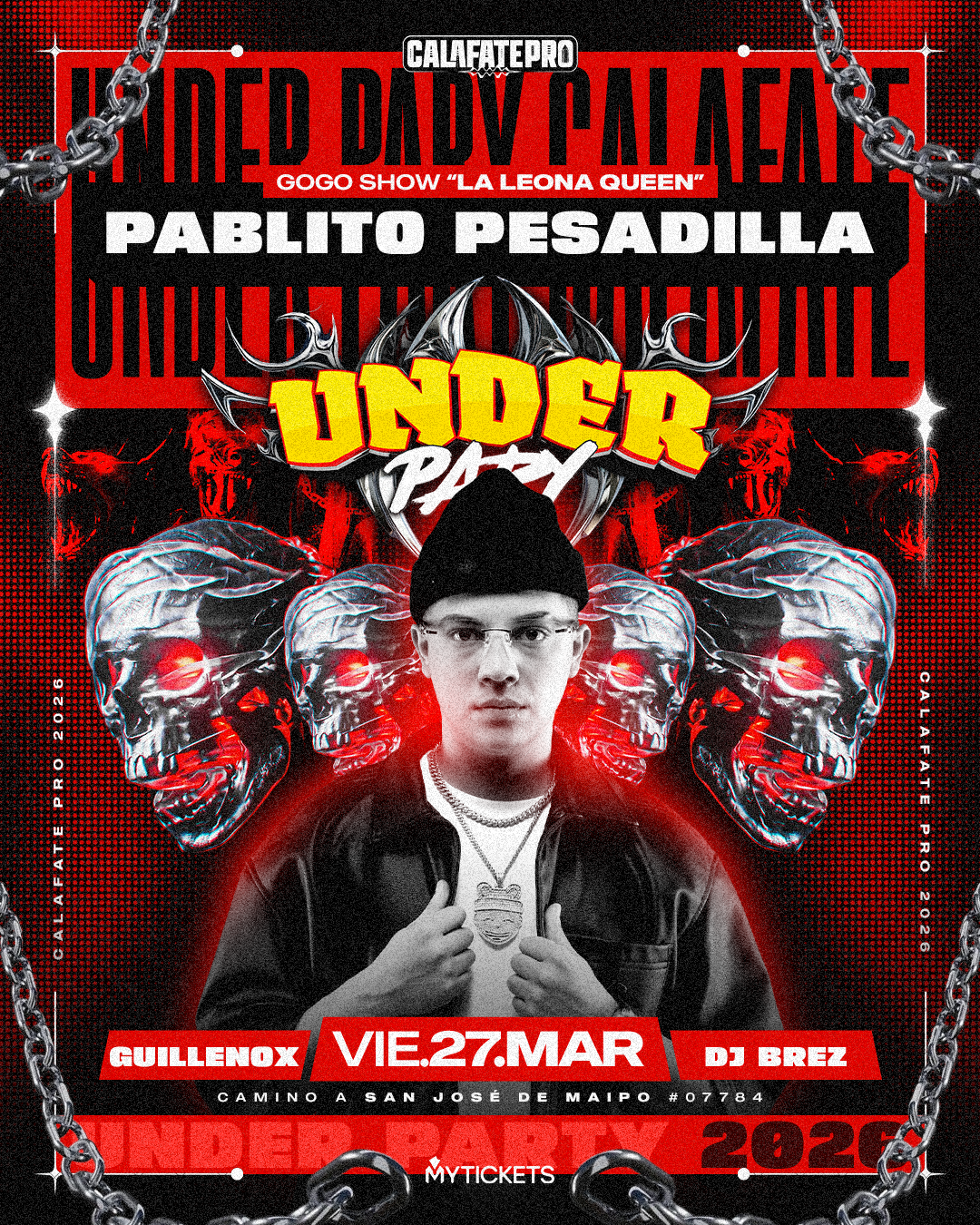 Afiche de UNDER PARY - PABLITO PESADILLA